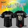 San Diego Padres LGBTQ Pride Night Black Baseball Jersey