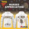San Diego Padres Nurses Appreciation White Hoodie And Jogger