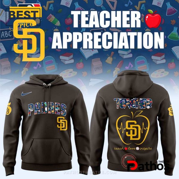 San Diego Padres Teacher Appreciation 2025 Hoodie And Jogger