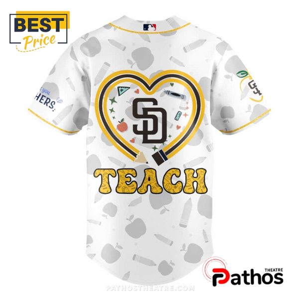 San Diego Padres Teacher Appreciation Flat Baseball Jersey
