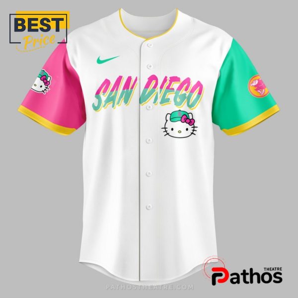 San Diego Padres x Hello Kitty Night 2025 Baseball Jersey