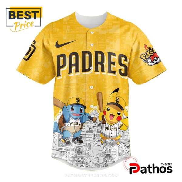 San Diego Padres x Pokémon 2025 Baseball Jersey