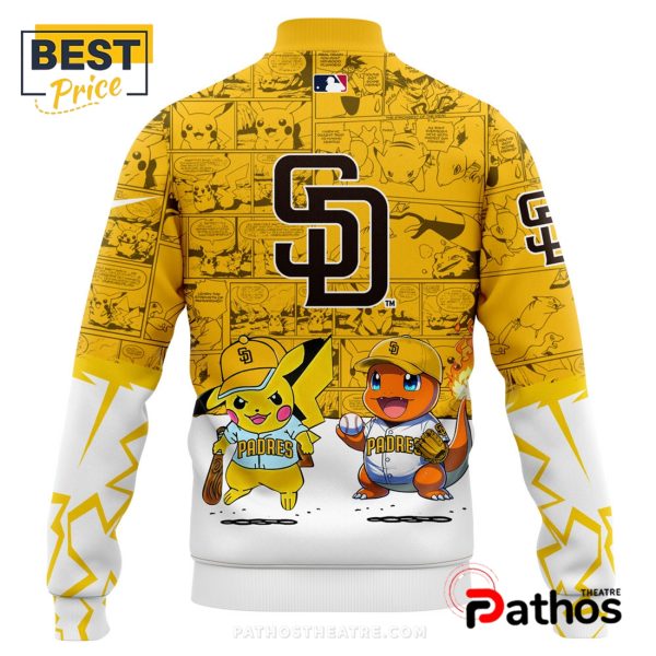 San Diego Padres x Pokémon GO Yellow Baseball Jacket
