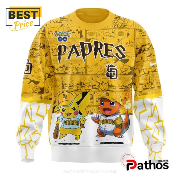 San Diego Padres x Pokémon GO Yellow Hoodie