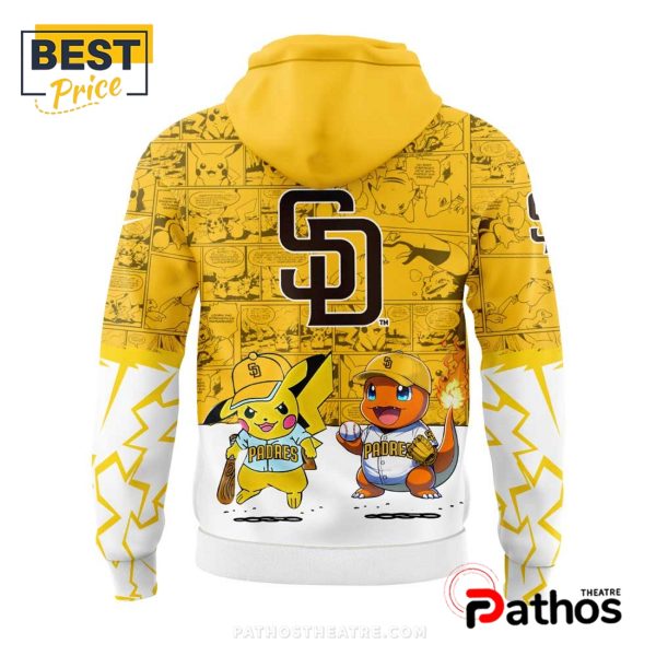 San Diego Padres x Pokémon GO Yellow Hoodie And Jogger