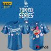 Takashi Murakami x Dodgers Tokyo Series Blue Baseball Jersey