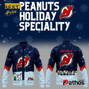 New Jersey Devils Peanuts & Snoopy 2025 Baseball Jacket