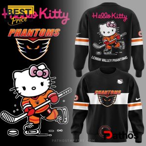lehigh valley phantoms black hello kitty hoodie 7 SDC78