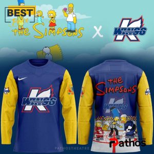 Kalamazoo Wings x 35th The Simpsons Hockey Jersey