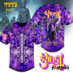 Ghost Skeletour World Tour 2025 Baseball Jersey