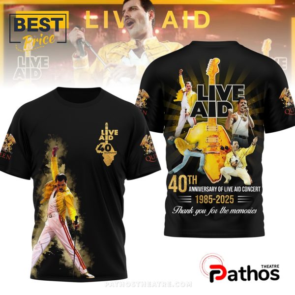 40th Anniversary Of Live Aid Convert 2025 Hoodie