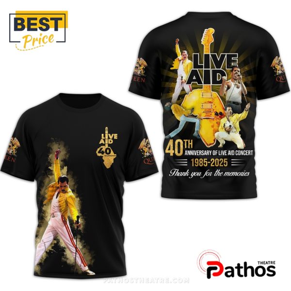 40th Anniversary Of Live Aid Convert 2025 Hoodie