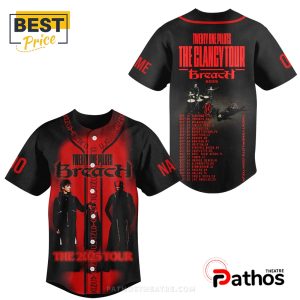 the 2025 tour twenty one pilots breach baseball jersey 2 A9X3Q