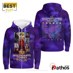 descendants zombies worlds collide tour 2025 hoodie 2 058EI