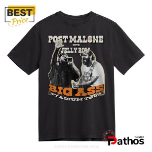 Post Malone x Jelly Roll Concert Tour T-Shirt