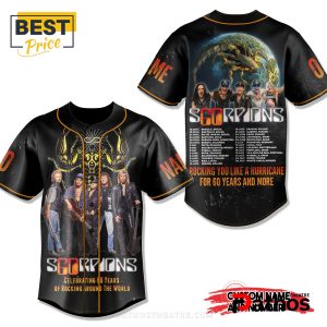 scorpions 80 years of rocking around the world baseball jersey 2 BgGxu