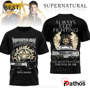 Supernatural Always Keep Fighting Black Hoodie