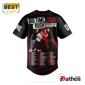 big time rush in real life worldwide tour baseball jersey 3 2ZSXs