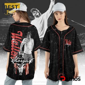 retro red morgan wallen im the problem tour country music baseball jersey 4 vMeEp