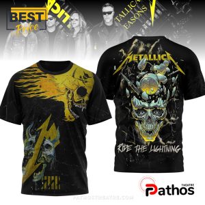 Ride the Lightning by Metallica Black Hoodie