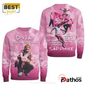 sapphire ed sheeran press play signatures pink hoodie 3 qv4hW