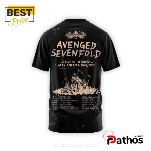 Avenged Sevenfold 2025 Latin American Tour Shirt
