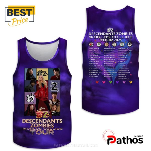 Descendants Zombies Worlds Collide Tour 2025 Hoodie