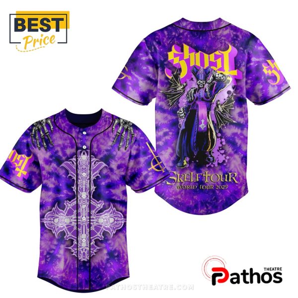 Ghost Skeletour World Tour 2025 Baseball Jersey