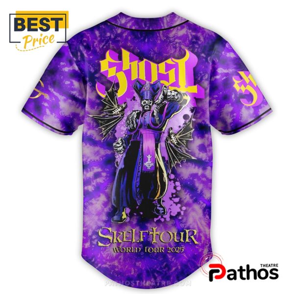 Ghost Skeletour World Tour 2025 Baseball Jersey