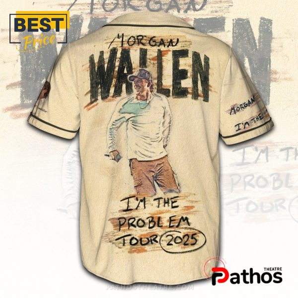 I’m The Problem Morgan Wallen Tour 2025 Baseball Jersey