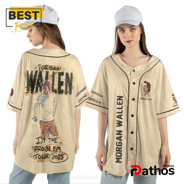 I’m The Problem Morgan Wallen Tour 2025 Baseball Jersey