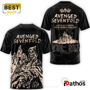 avenged sevenfold 2025 latin american tour shirt 2 KoSiy