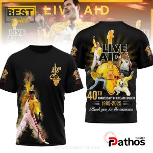 40th Anniversary Of Live Aid Convert 2025 Hoodie