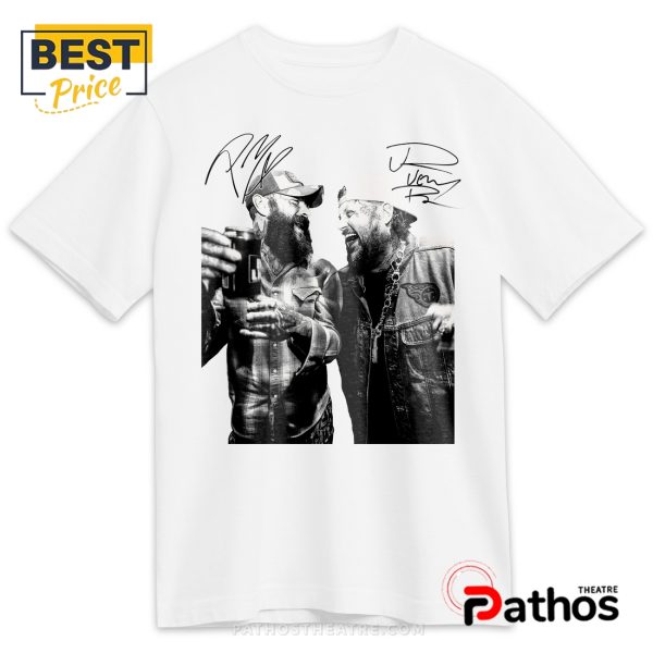 Post Malone Jelly Roll Concert Tour Signatures T-Shirt