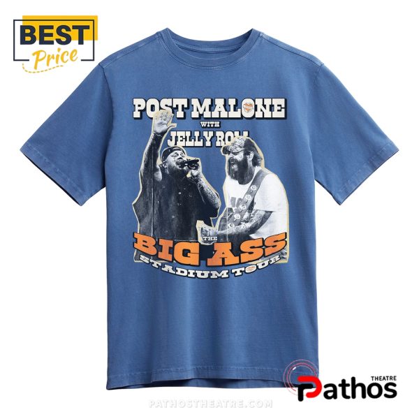 Post Malone x Jelly Roll Concert Tour T-Shirt