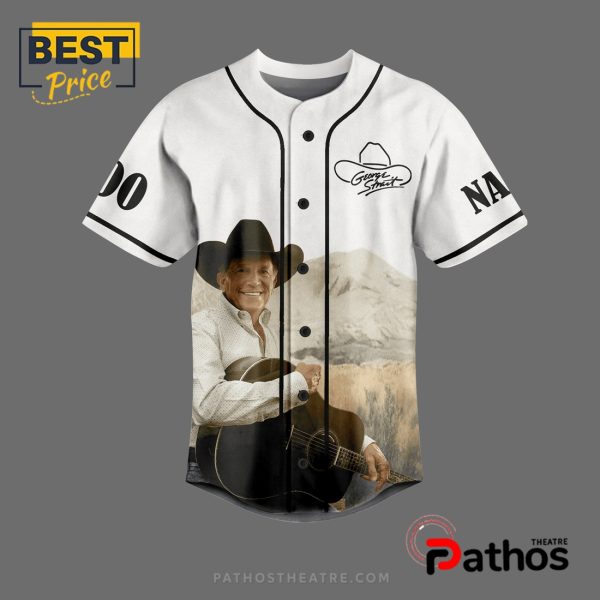 Premium George Strait Custom Name Baseball Jersey