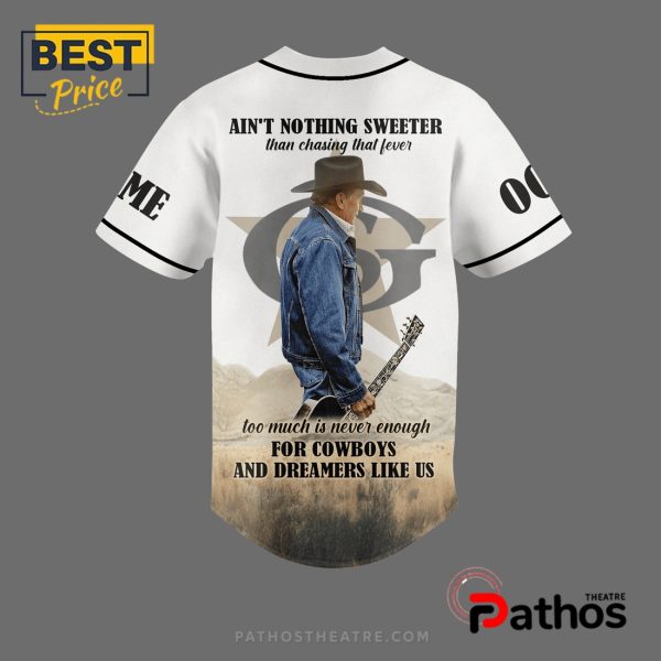 Premium George Strait Custom Name Baseball Jersey