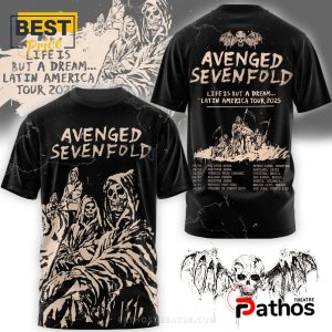 Avenged Sevenfold 2025 Latin American Tour Shirt