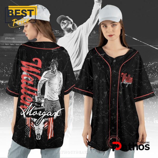 Retro Red Morgan Wallen I’m The Problem Tour Country Music Baseball Jersey