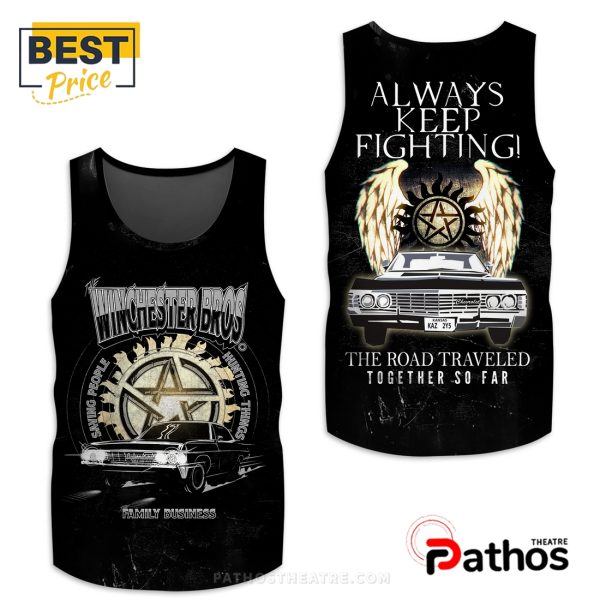 Supernatural Always Keep Fighting Black Hoodie