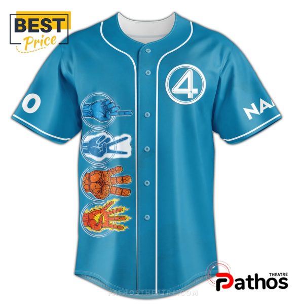 The Fantastic 4 Marvel Studios Baseball Jersey
