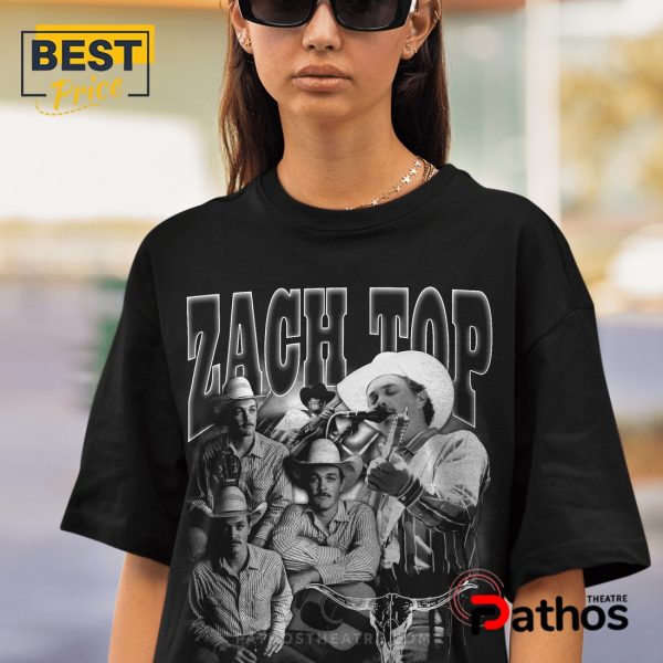 Vintage Zachh Top Shirt, Bootleg Country Music Tee T-Shirt