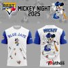 2025 Blue Jays Baseball Mickey Mouse Hoodie