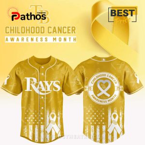 Tampa Bay Rays MLB x Childhood Cancer Awareness Month 2025 Jersey