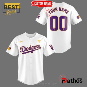 custom dodgers baseball celebrating kobes bobblehead jersey 2 TQS2t