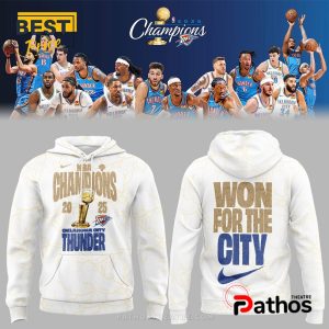 okc thunder won the city champions hoodie 2 m6UPo