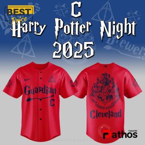 2025 Cleveland Guardians x Harry Potter Night Baseball Jersey