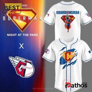 Cleveland Guardians 2025 Superman Night Baseball Jersey