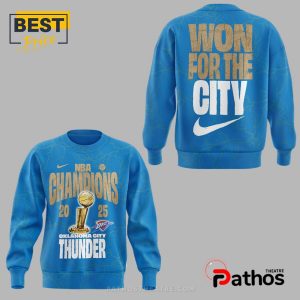 premium okc thunder won the city hoodie 6 eUKHA