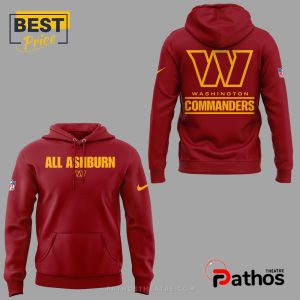 washington commanders all ashburn red hoodie 2 9JU5c